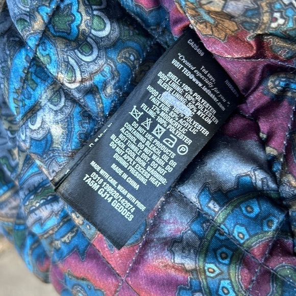 Ted Baker Geddes Parka Faux Fur Trim Hooded Jacket Coat Dark Green  Sz 4 (Large) - Picture 11 of 12